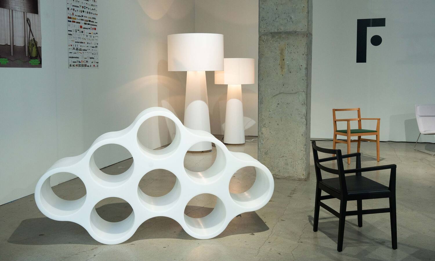 Lounge setting with editorial Cappellini pieces